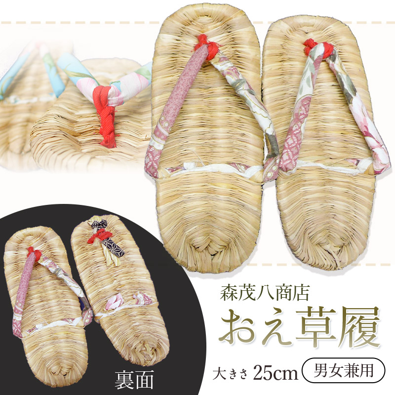 【ふるさと納税】おえ草履 長さ約25糎 男女兼用