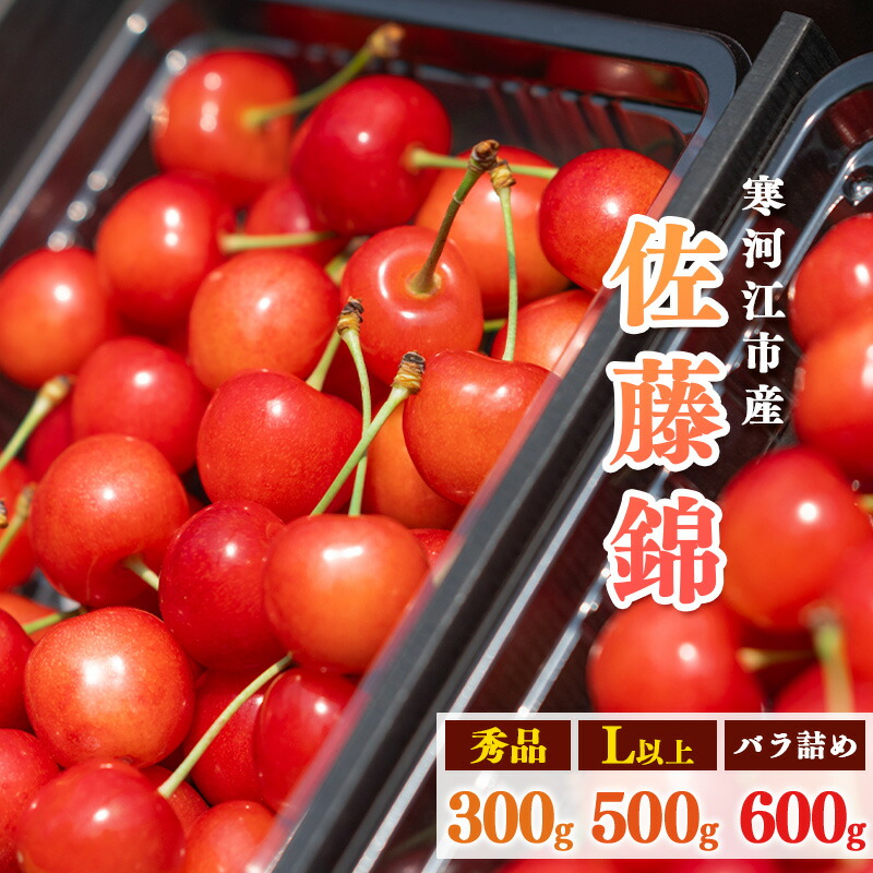 【ふるさと納税】《受付終了間近！》山形県産 さくらんぼ 選べる！「 佐藤錦 」300g ～ 600g 秀品 Lサイズ以上 【2025年6月上旬頃～下旬頃発送予定】<br>／ お取り寄せ フルーツ 果物 果実 特産 山形産 300グラム 250グラム 500グラム 600グラム 2025年産 令和7年産 山形県産