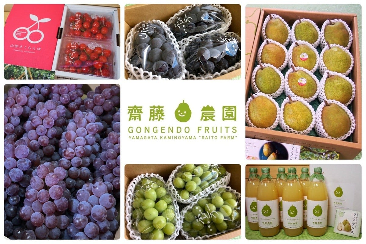 【ふるさと納税】【 定期便 全6回 】旬の特選 フルーツ 定期便 さくらんぼ 佐藤錦 デラウェア ピオーネ シャインマスカット 洋梨 ラ・フランス ジュース 果物 山形県 上山市 0037-2601