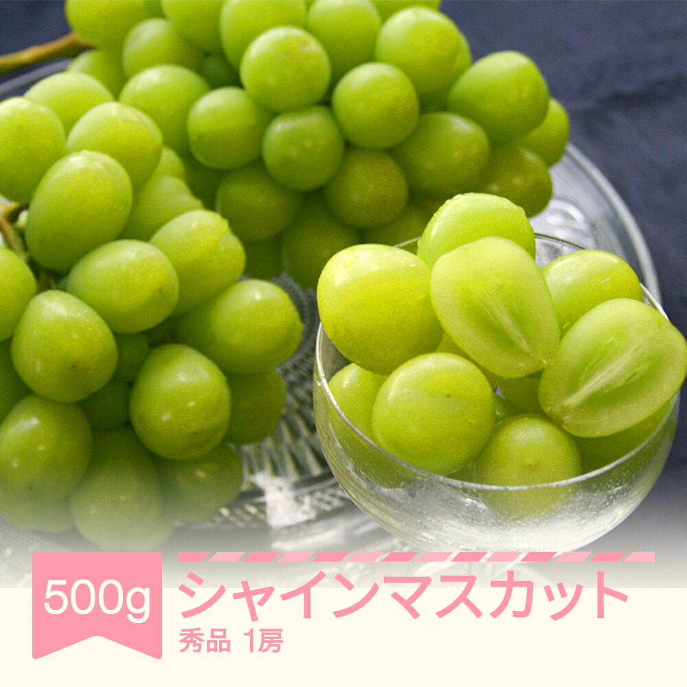 【ふるさと納税】【先行予約】シャインマスカット 秀品 500g 令和8年産 2026年産 果物 送料無料 ※沖縄・離島への配送不可 mm-busmx1|山形県村山市