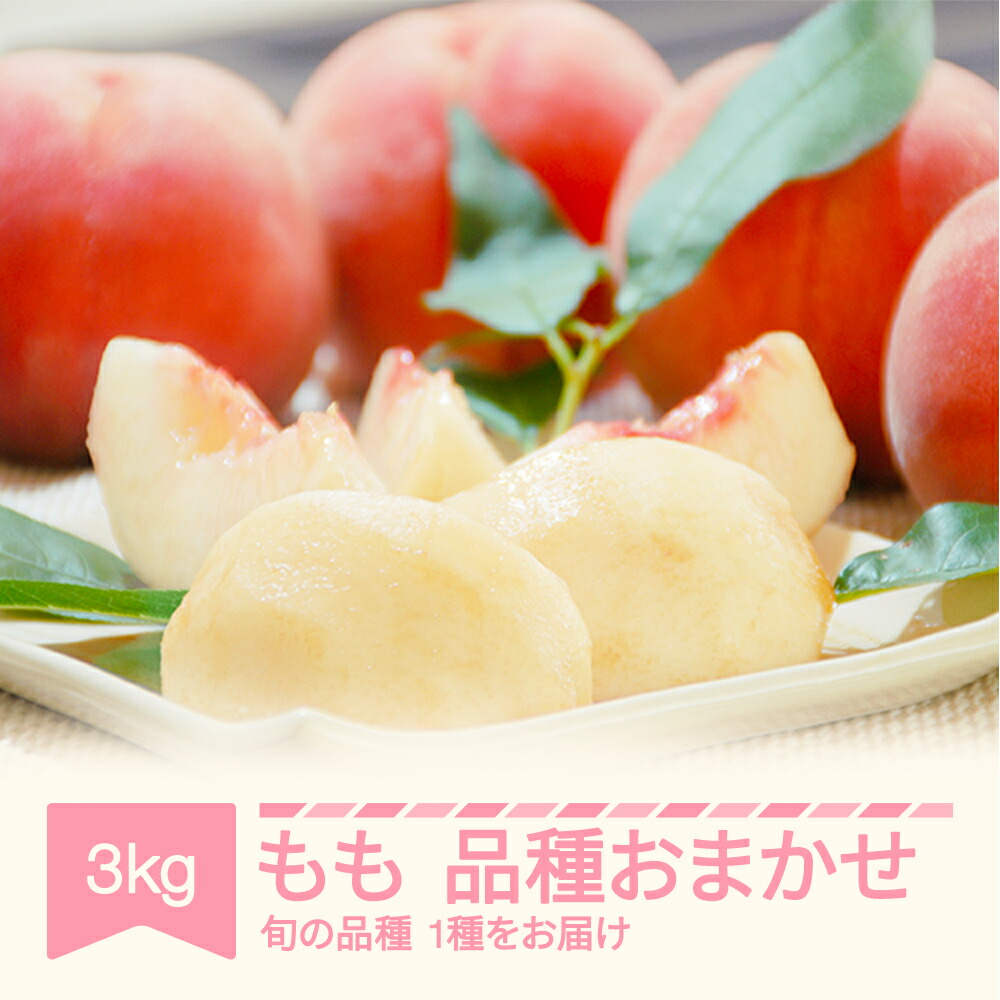 【ふるさと納税】【先行予約】 もも 桃 品種おまかせ 約3kg 2026年産 令和8年産 山形県産 送料無料※沖縄・離島への配送不可|山形県村山市