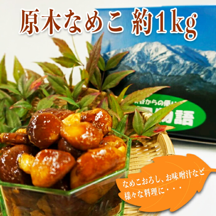 【ふるさと納税】【2026年発送】原木なめこ約1kg_H088(R8)