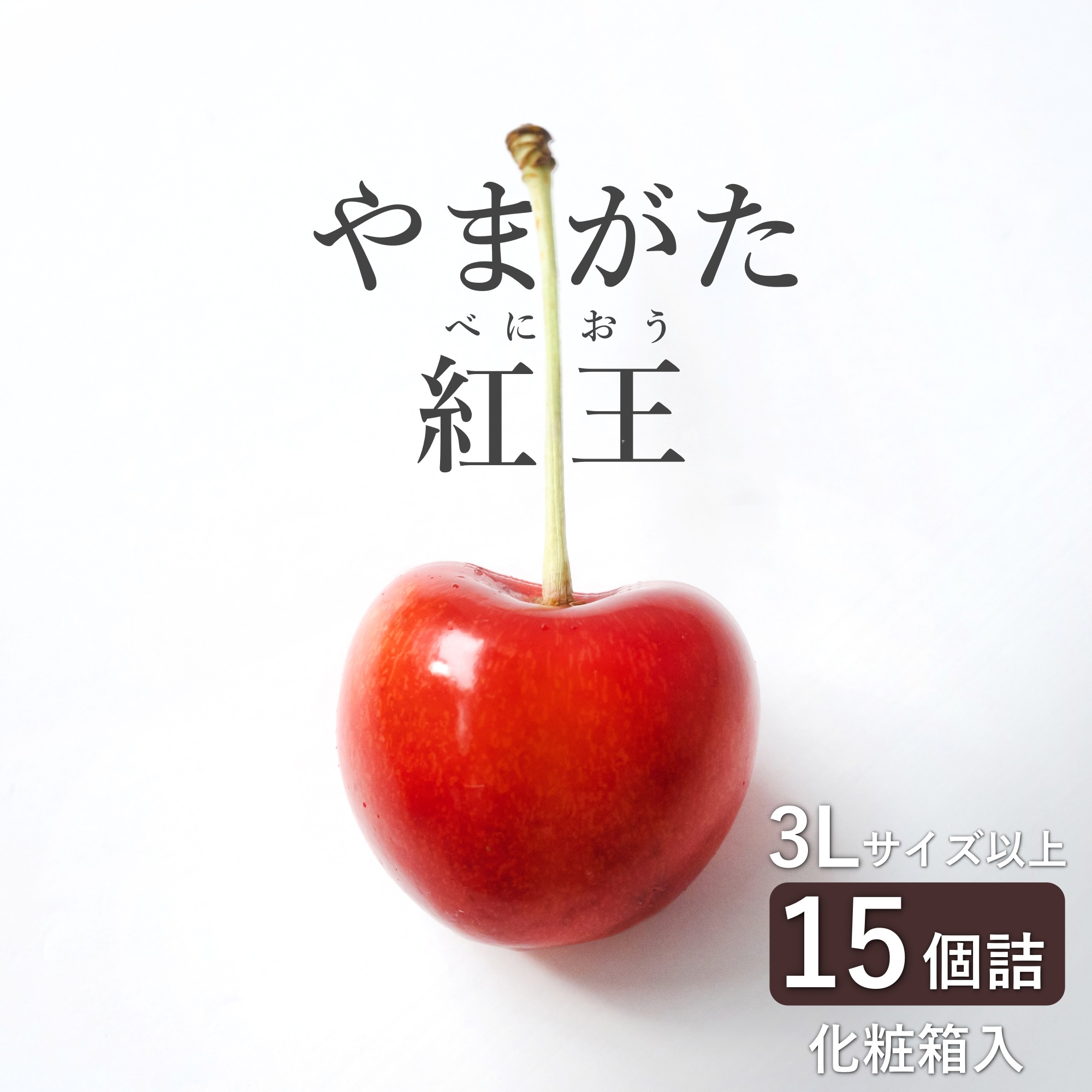 【ふるさと納税】【2025年6月～発送分先行受付】さくらんぼ「やまがた紅王」15粒(3L～4L・120g以上化粧箱)_H201(R7)