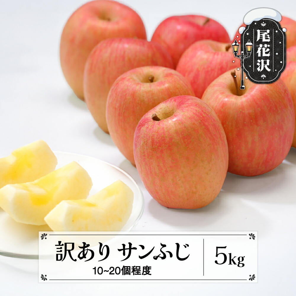 【ふるさと納税】訳あり りんご サンふじりんご 5kg 無印品 11月中旬~2月下旬頃発送 山形県産 フルーツ 果物 くだもの リンゴ 2026年産 令和8年産 佐竹物産 sb-risfw5-b ※沖縄・離島への配送不可