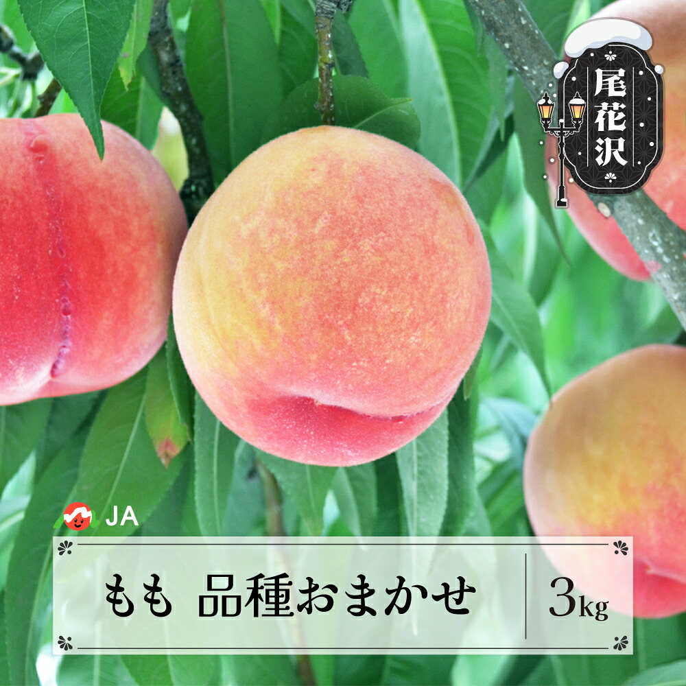 【ふるさと納税】先行予約 もも 品種おまかせ 約3kg 8月中旬~9月上旬頃発送 令和8年産 2026年産 桃 モモ 果物 フルーツ 山形県産 送料無料 ja-moxxx3-b※沖縄・離島への配送不可|山形県尾花沢市
