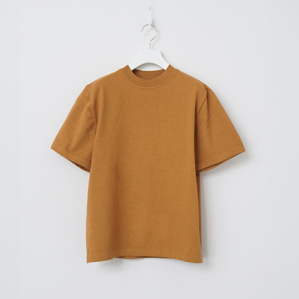 【ふるさと納税】【Yonetomi】米富繊維 LIGHT WAVE COTTON KNIT PULLOVER CAMEL キャメル 服 洋服 ユニセックス メンズ レディース ブランド 数量限定 山形県 山辺町 yt-lwpxc