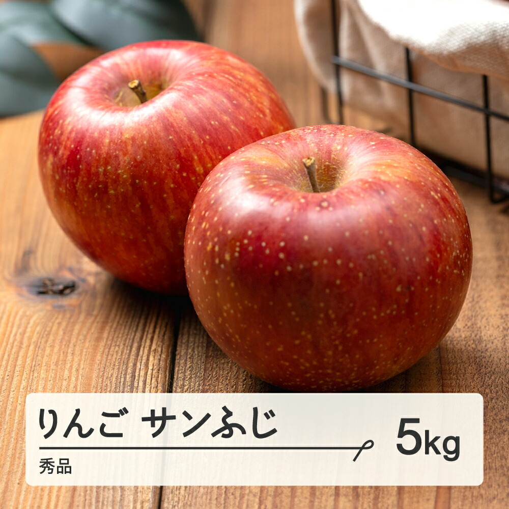 【ふるさと納税】 《先行予約》2025年 山形県産 サンふじ りんご 5kg（12～20個） 秀 2025年11月下旬頃から順次発送 送料無料 F21A-347