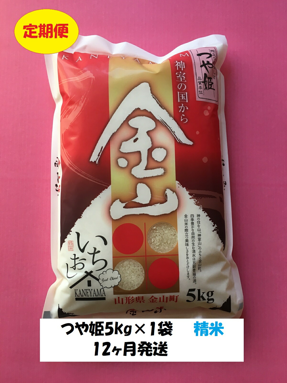 ふるさと納税 定期便 43 B 毎月中旬発送 年産 つや姫 5kg 12ヶ月 精米 Hostalbuenosaires Cat