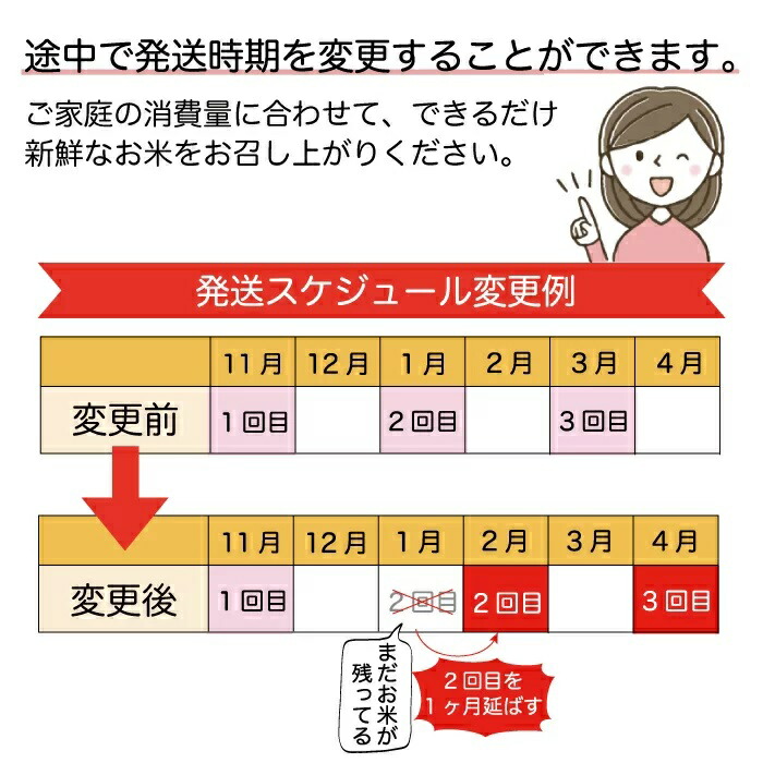 55%OFF!】 配送時期が指定できて便利 令和4年産 つや姫 無洗米 定期便 60kg 10kg×6回お届け fucoa.cl