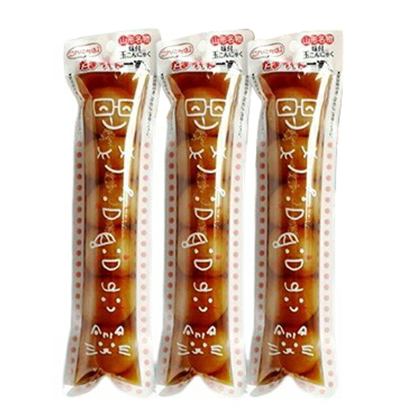 【ふるさと納税】こんにゃく 山形名物 玉こんにゃく たまちゃん一家 6個入×3袋 菅野食品 [tk06ayt180101 山形県 高畠町 小田部商店] こんにゃく 蒟蒻 コンニャク