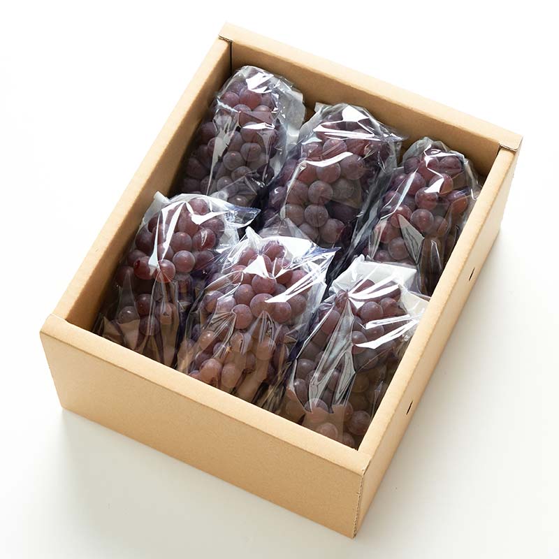 【ふるさと納税】【期間限定発送】 デラウェア 秀品 5～6房 約1kg [tk06ayt350000 山形県 高畠町 相良果樹園] 贈答用 個包装 種無し ブドウ 葡萄 産地直送 農家直送 フルーツ 果物 くだもの