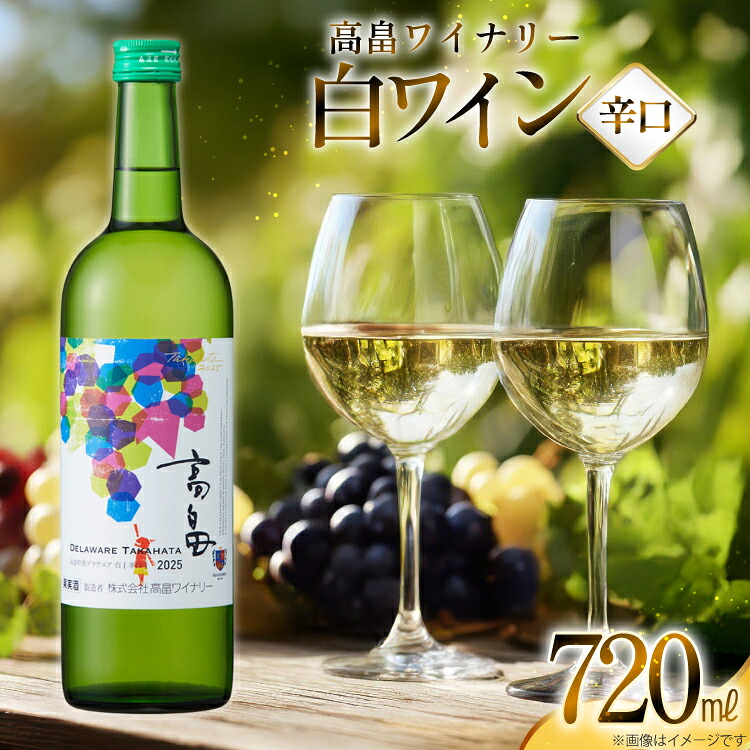 【ふるさと納税】 白 ワイン 高畠ワイナリー 辛口 ワイン 720ml 1本 [高畠ワイナリー 山形県 高畠町 tk06ays730112] 白ワイン デラウェア お酒 酒 9,500円