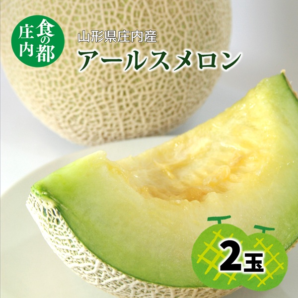 【ふるさと納税】【令和8年産】食の都庄内 アールスメロン2玉※2026年8月中旬頃より順次発送開始予定（庄内たがわ農業協同組合）