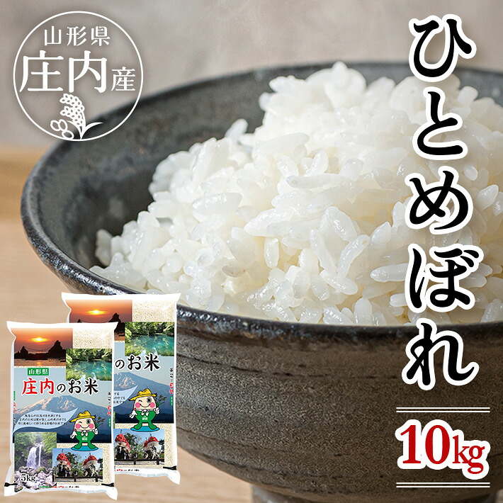 【ふるさと納税】ひとめぼれ 計10kg 5kg×2袋 令和7年産米 山形県庄内産 東北 遊佐町 庄内地方 庄内平野 米 お米 精米 白米 庄内米 ごはん ご飯 セット 15,620円