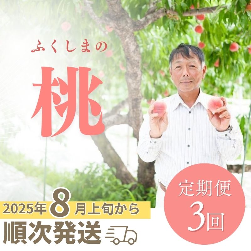 【ふるさと納税】No.1537【全3回】桃プレミアム定期便【2025年発送】