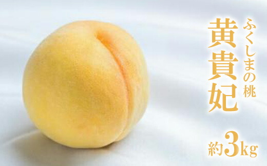 【ふるさと納税】No.2688もも 黄貴妃　約3kg【2025年 先行受付】