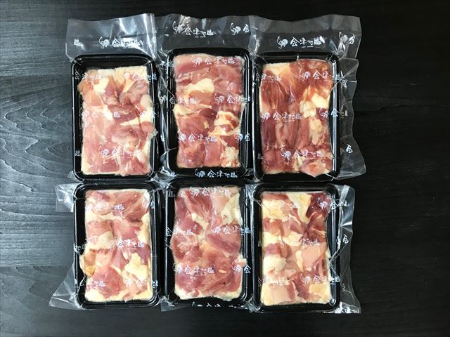 新品 送料無料 会津地鶏カット肉セット fucoa.cl