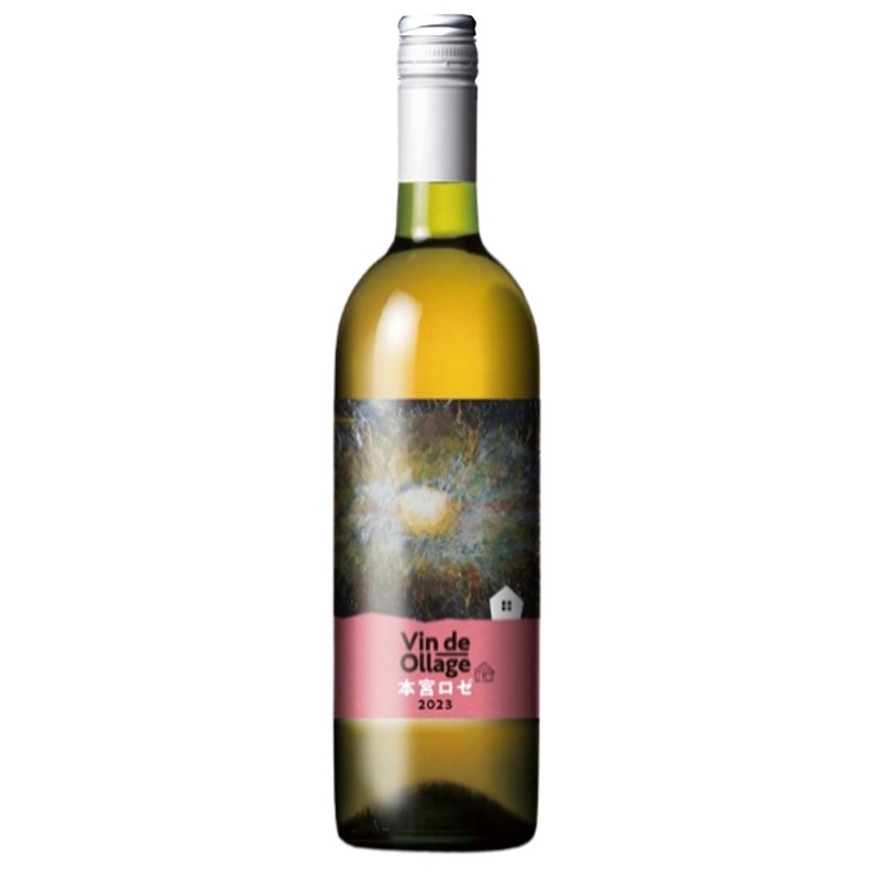 【ふるさと納税】Vin de Ollage 本宮ロゼ2023 750ml カートン入り ワイン ワイナリー ロゼワイン ペアリング 贈り物 ギフト ふくしま 逢瀬ワイナリー 東北 福島県 郡山市｜福島県郡山市