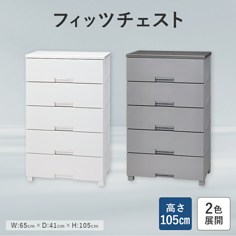 【ふるさと納税】【選べる色つや】Fits 生活様式に寄り添う フィッツチェスト 6505 白いこと 薄墨色 F25R-052