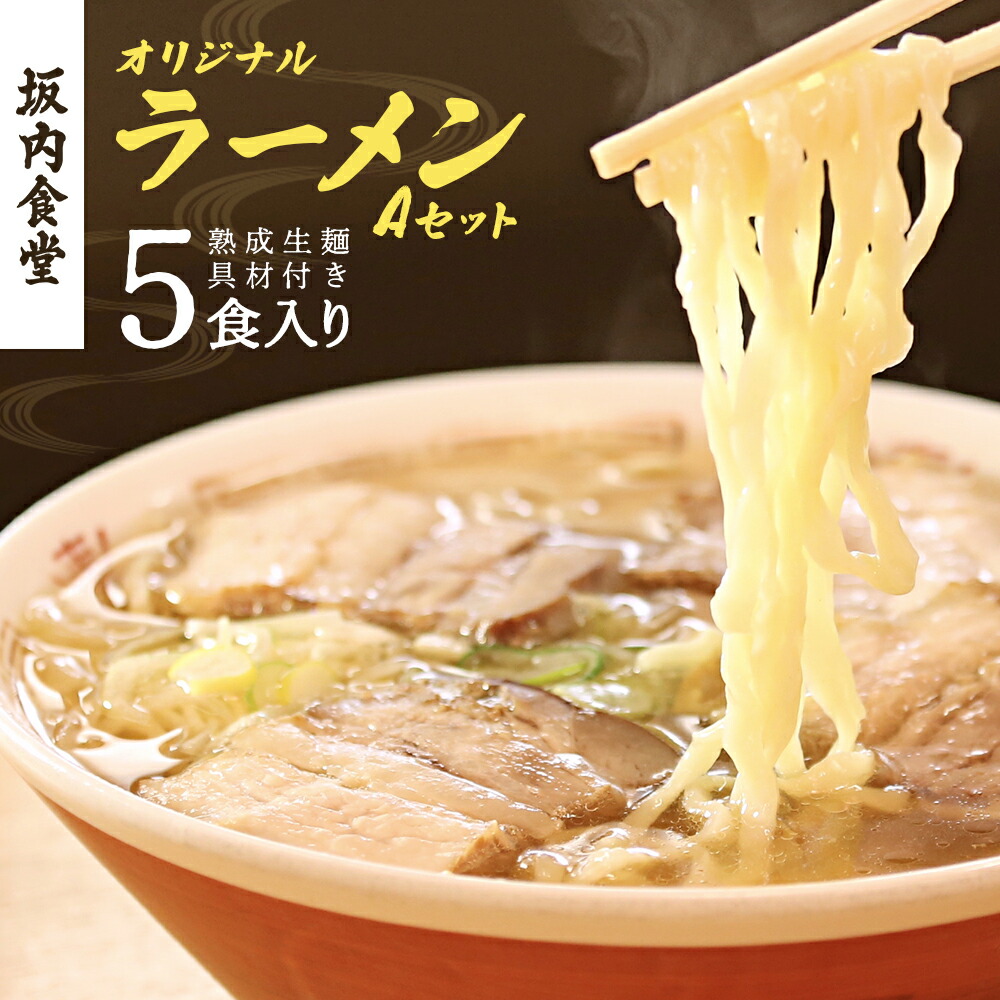 【ふるさと納税】坂内オリジナルラーメンAセットスペシャル（５人前入り）【07208-0103】