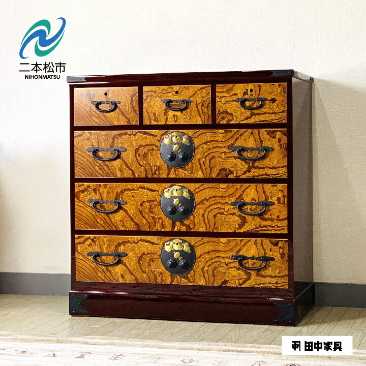 楽天市場】【ふるさと納税】 朱塗手許箪笥 城家飾り 朱と黒 《創業明治