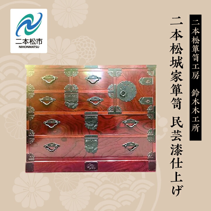 田中家具 二本松伝統家具 手許箪笥 城家飾り 小物入れ ミニ箪笥 定価20