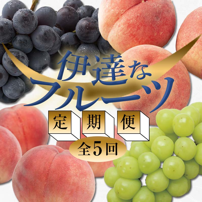 【ふるさと納税】＜2025年夏から開始の定期便＞伊達なフルーツ定期便（もも3種×3kg・ぶどう2種）果物 フルーツ 桃 モモ 葡萄 ブドウ 福島県 伊達市  F20C-475