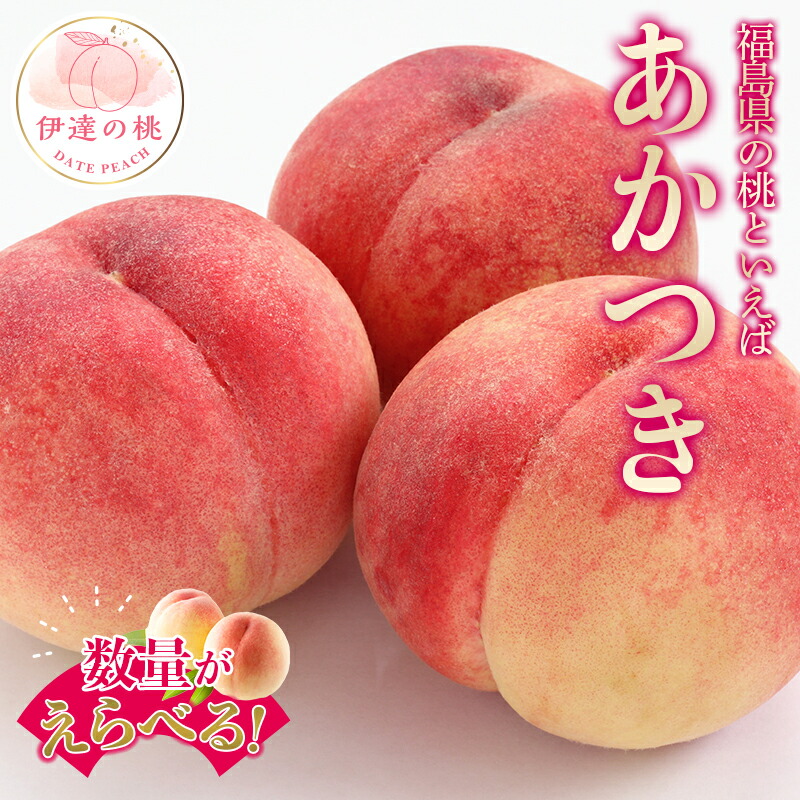 【ふるさと納税】2025年出荷分 先行予約数量が選べる 福島県産 あかつき 約2kg 約3kg 2025年7月下旬～2025年8月上旬発送 先行予約 予約 伊達の桃 桃 もも モモ 果物 くだもの フルーツ 名産品 国産 食品 F20C-497var