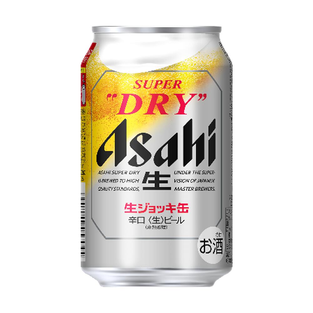 【ふるさと納税】生ジョッキ缶340ml&times;24本　 アルコール度数5% お酒 飲料 ビール アサヒ スーパードライ キレ 辛口 送料無料　【07214-0210】｜福島県本宮市
