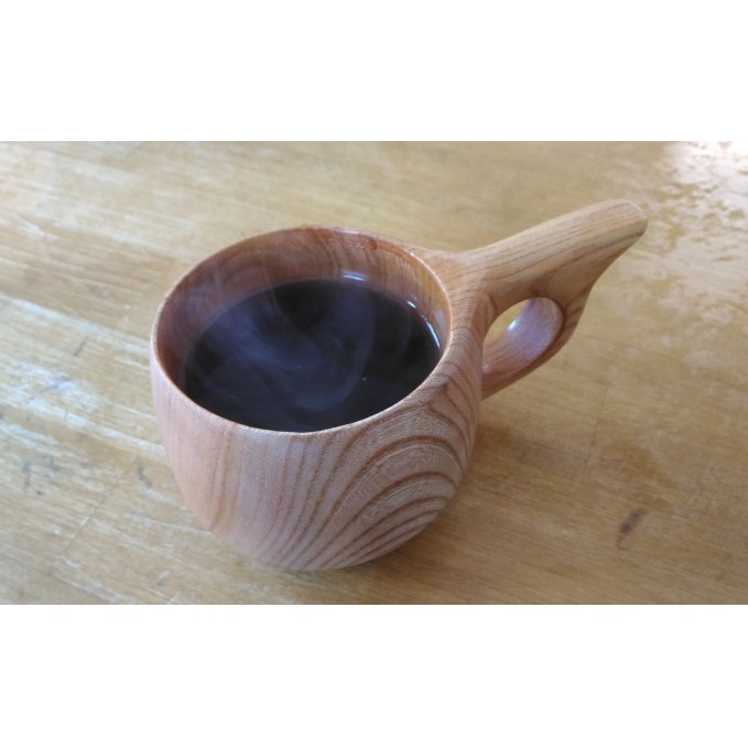 【ふるさと納税】会津只見の生まれながら木 ククサカップ 芸術品 食器 コップ