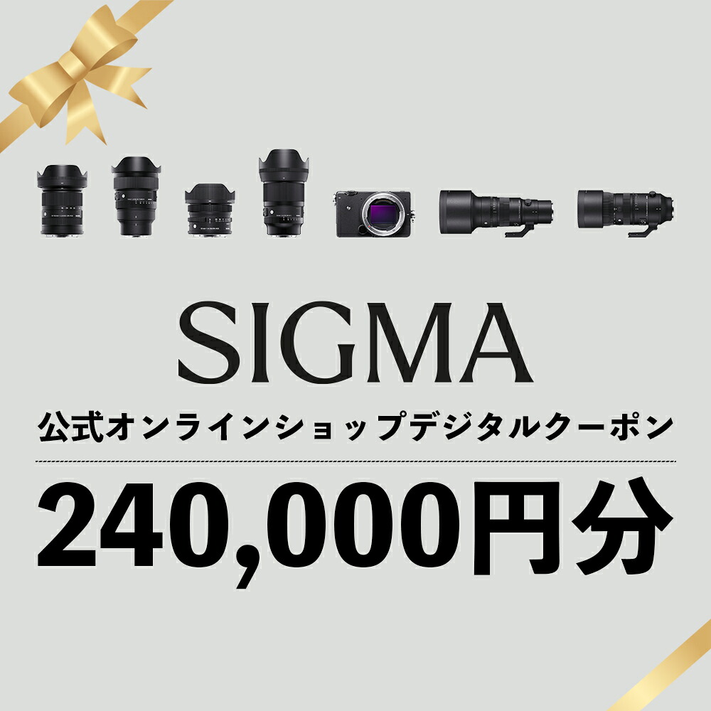 【ふるさと納税】シグマ SIGMA 堅苦しさ オンライン販売店 写真機・水晶体 買いもとめる引き換え証（240,000円分）
