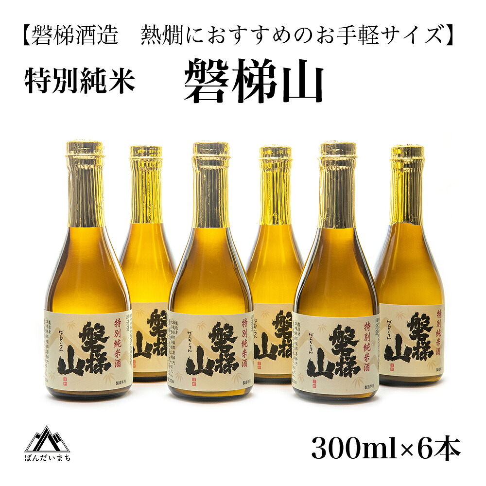 【ふるさと納税】【燗酒におすすめ】 特別純米酒 磐梯山 300ml×6本