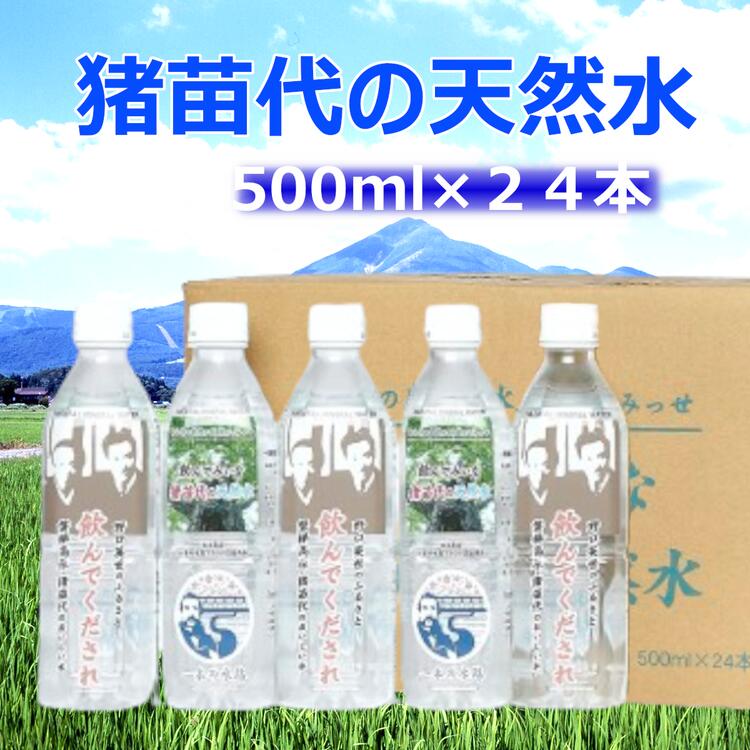 【ふるさと納税】猪苗代の天然水 1箱 (500ml×24本)　飲料類・水・ミネラルウォーター