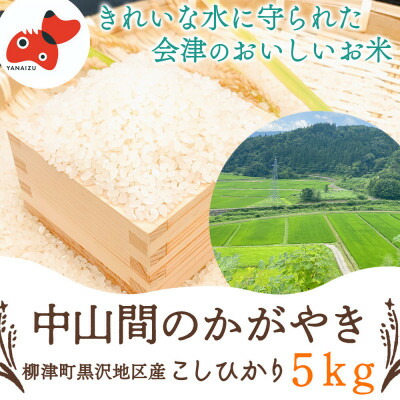 【ふるさと納税】【令和7年産先行予約】柳津町黒沢地区産こしひかり「中山間のかがやき」5kg 〈10月末より順次発送〉【1535163】
