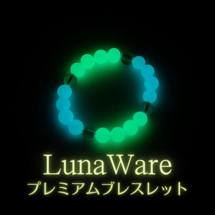 【ふるさと納税】『輝石の光』ルナウェア メンズプレミアムブレスレット 蓄光 添え物