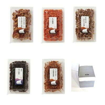 【ふるさと納税】【湖の幸・海の幸】霞ヶ浦と国内原料を使った佃煮5種セット 化粧箱入り【配送不可地域：離島・沖縄県】【1619906】
