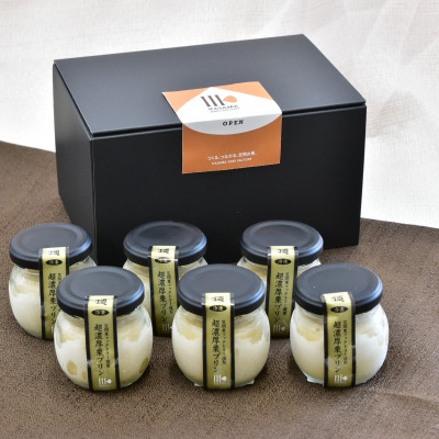 【ふるさと納税】笠間の栗　頂　超濃厚栗プリン(85g)6個セット【冷凍】【配送不可地域：離島・沖縄県】【1635018】｜茨城県