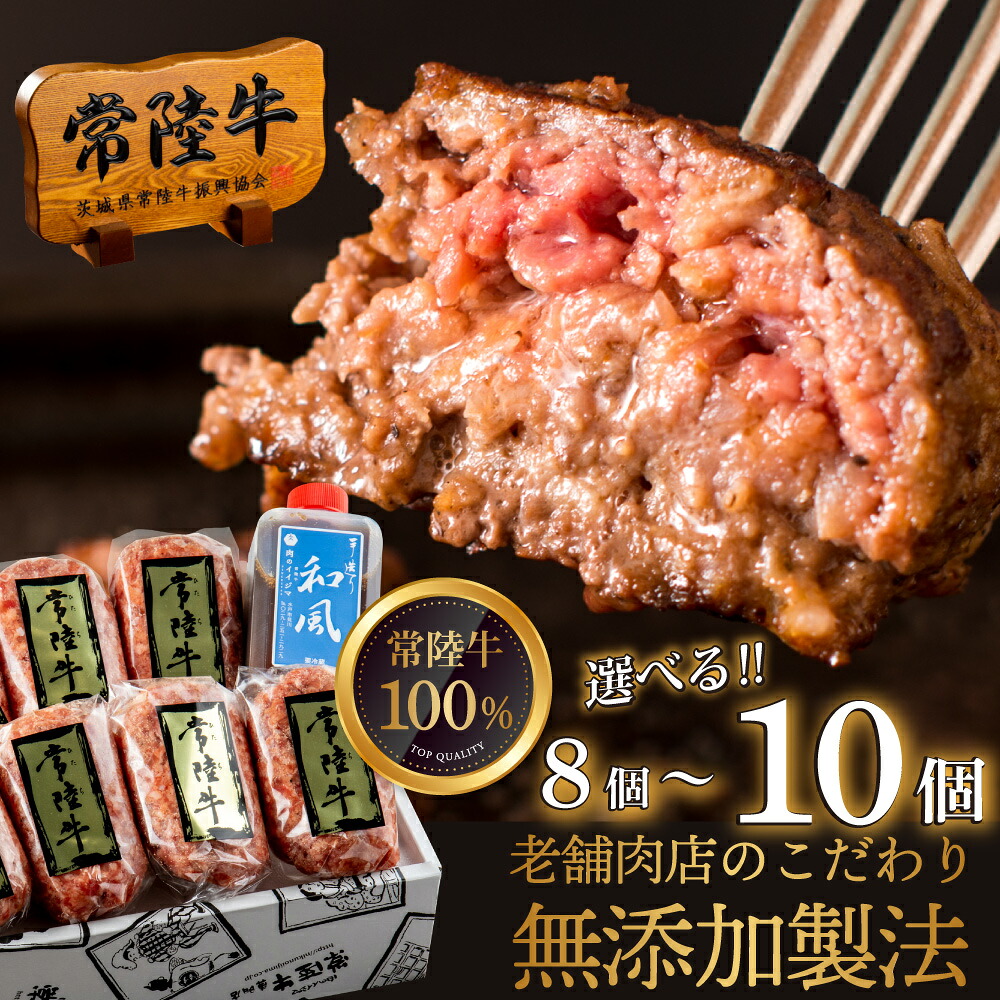 常陸牛ハンバーグ10個入り