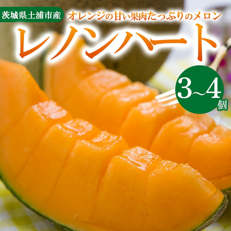 【ふるさと納税】【先行予約】レノンハート3～4個　※離島への配送不可　※2026年5月下旬～6月下旬頃に順次発送予定