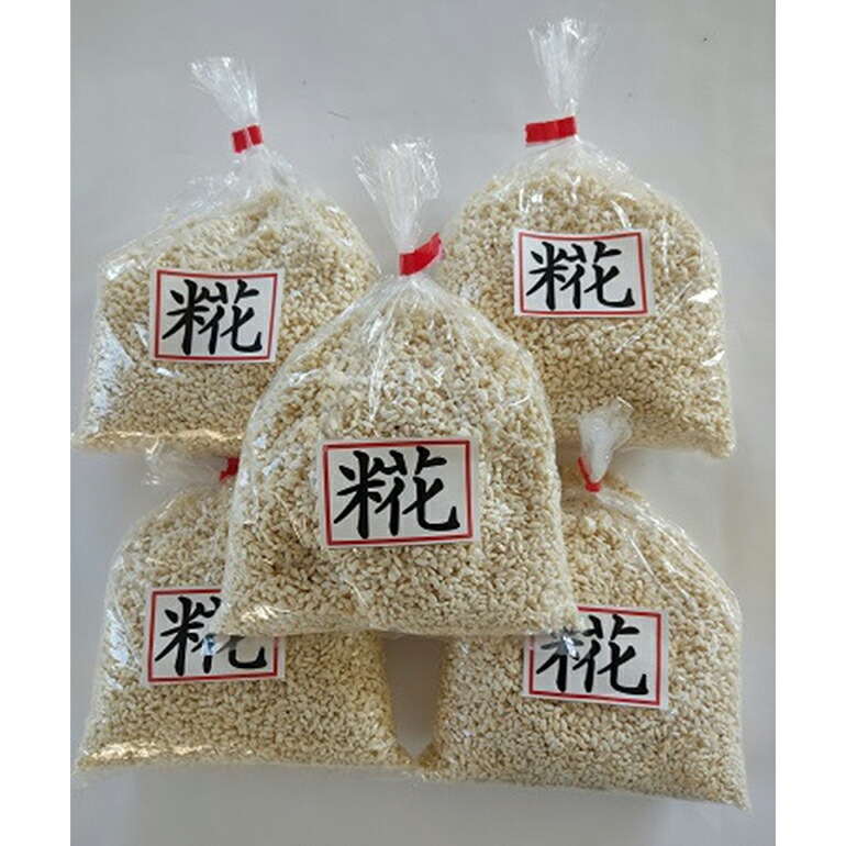 【ふるさと納税】 小倉味噌店 こうじ 2.5kg ( 500g x 5 ) 糀 麹 茨城県産 米 使用 甘酒 味噌 作り 最適 老舗 国産 冷凍発送 茨城県 石岡市 (E13-005)