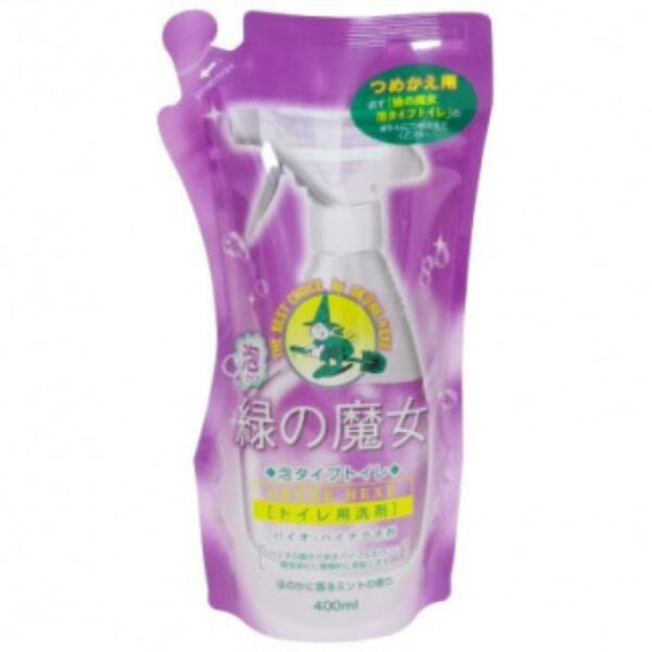 ふるさと納税 龍ケ崎市 緑の魔女 泡タイプバス400ml(詰め替え用)×24本セット 緑の魔女 泡タイプバス 400ml(詰め替え用)×24本セット | 洗剤 液体