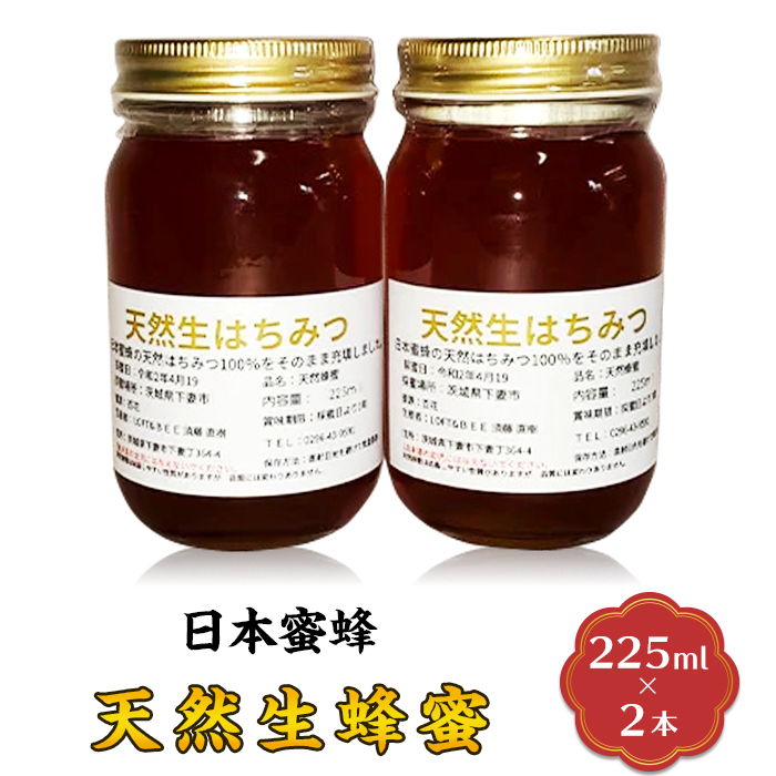 日本蜜蜂の蜂蜜 22００ｇ 日本ミツバチの蜂蜜 日本蜜蜂のはちみつ