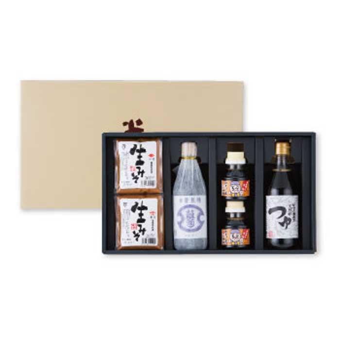 【ふるさと納税】寛政12年創業 老舗醸造元 ヨネビシ ふるさと常陸太田セット（精製醤油 ひな菊300ml×1・天然水つゆ 300ml×1・卵かけご飯専科 100ml×2・生みそパック500g×2） | 茨城県 常陸太田市 老舗 伝統 醸造 醤油 味噌 みそ 手造りみそ 養鶏場 卵 ご飯 かつお つゆ
