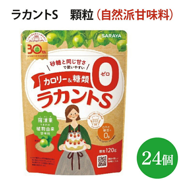 【ふるさと納税】ラカントS　顆粒　120g×24個【27006】【サラヤ SARAYA 天然素材 環境問題 SDGs】(AP109)