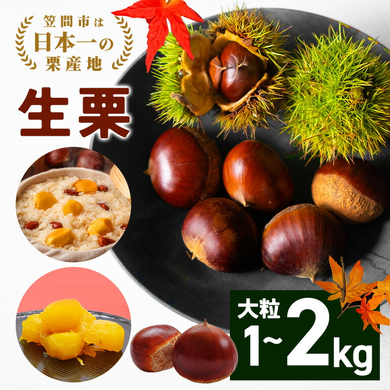 Keroさま 利平1kg 笠間の和栗☆生栗