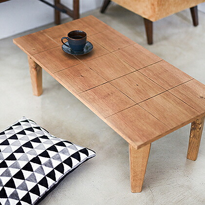 【ふるさと納税】折りたたみテーブル (チェック柄)【机 ローテーブル table おしゃれ 折りたたみ 雑貨 日用品 インテリア 茨城県守谷市】|茨城県守谷市