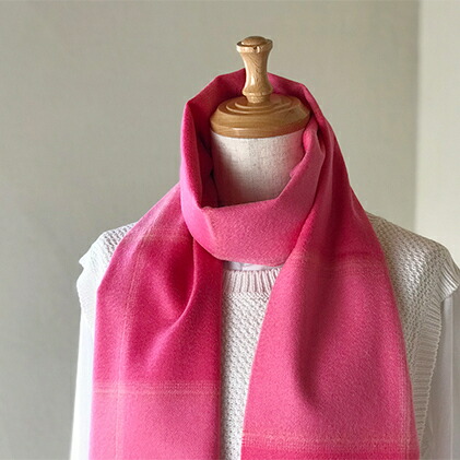 ふるさと納税 カシミヤ100 チェックマフラー Rf 308 ファッション小物 Cdm Co Mz