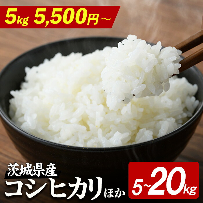 【ふるさと納税】 【緊急支援品】 <選べる内容量・発送月> 米 白米 お米 コシヒカリ にじのきらめき つきあかり 無洗米コシヒカリ 5kg 10kg 15kg 20kg 令和7年産 令和8年産 新米 しんまい 精米 こめ コメ 5キロ 10キロ 15キロ 20キロ 茨城県産 無洗米:茨城県常陸大宮市