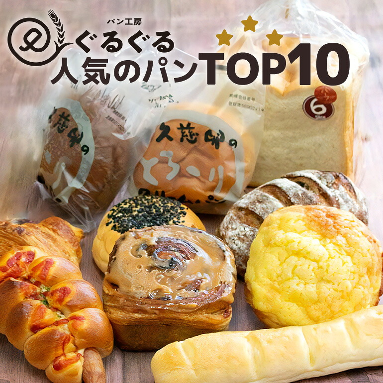 【ふるさと納税】パン工房ぐるぐる 10点セット クリームパン 食パン 冷凍 季節のクリームパン ミルクフランス こしあんぱん GR食パン クロワッサン メロンパン ぐるぐるシナモン 粗びきフランク ぶどうとクルミのカンパーニュ 奥久慈卵 スイーツ パン 送料無料|茨城県那珂市