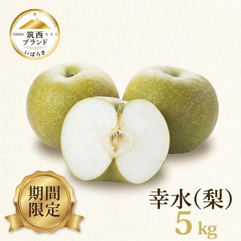 【ふるさと納税】【 JA 北つくば 】 筑西ブランド 認証品 幸水 ( 選べる 5kg 10kg ) 果物 2026年産 先行予約 梨 フルーツ なし ナシ 幸水梨 くだもの デザート 茨城